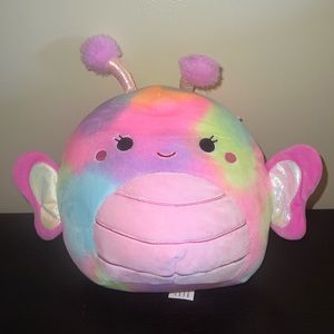 NWT Squishmallow Iris Rainbow Butterfly 8”